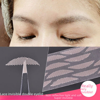 Magic Beauty Lace Double Eyelid Sticker Natural Invisible Traceless Beauty Sticker Mesh Olive-Shaped Eyelid Sticker