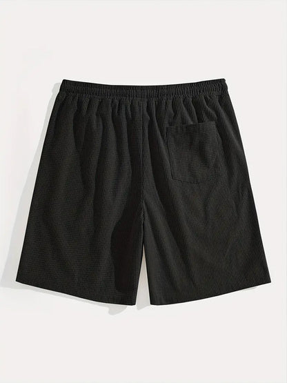 Cross-Border European and American Men's Casual Sports Shorts Summer Versatile Men's Large Size Loose Five-Point Pants Pineapple Plaid Shorts for Men