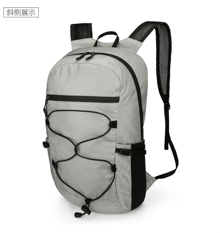 Cross-Border Outdoor Folding Backpack Waterproof Mountaineering Bag Backpack Folding Bag Outdoor Large Capacity Travel Backpack
