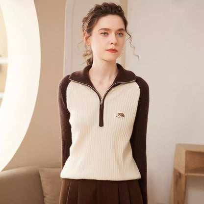New Exquisite Hedgehog Cashmere Sweater For Women