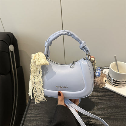 Simple and Stylish Korean-Style Handbag 2025 Summer New Small Square Bag for Women, Casual and Fresh Single Shoulder Crossbody Bag