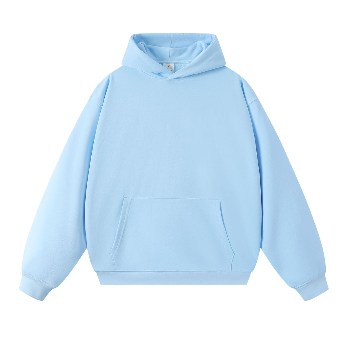 New Style Couple's Loose-Fitting Round-Neck Hooded Sweatshirt, Long-Sleeved Sweatshirt, Heavyweight Pure Cotton 400g Hoodie with Printed Logo