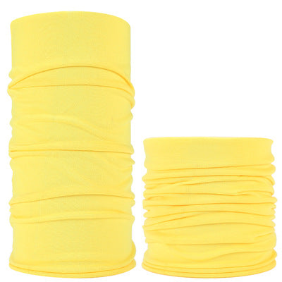 Solid Color Outdoor Turban Riding Flying Scarf Varied Magic Turban Men's and Women's Sunscreen Windproof Scarf Headgear Neck Sleeve Hair Band