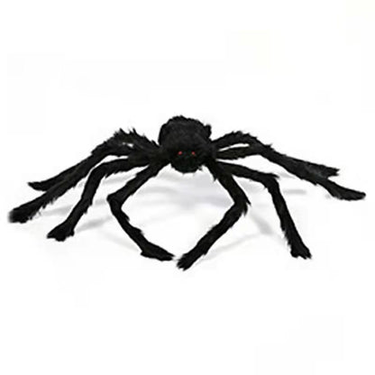 Halloween plush toy spider bar haunted house decoration props ghost festival spoof trick toy simulation big spider