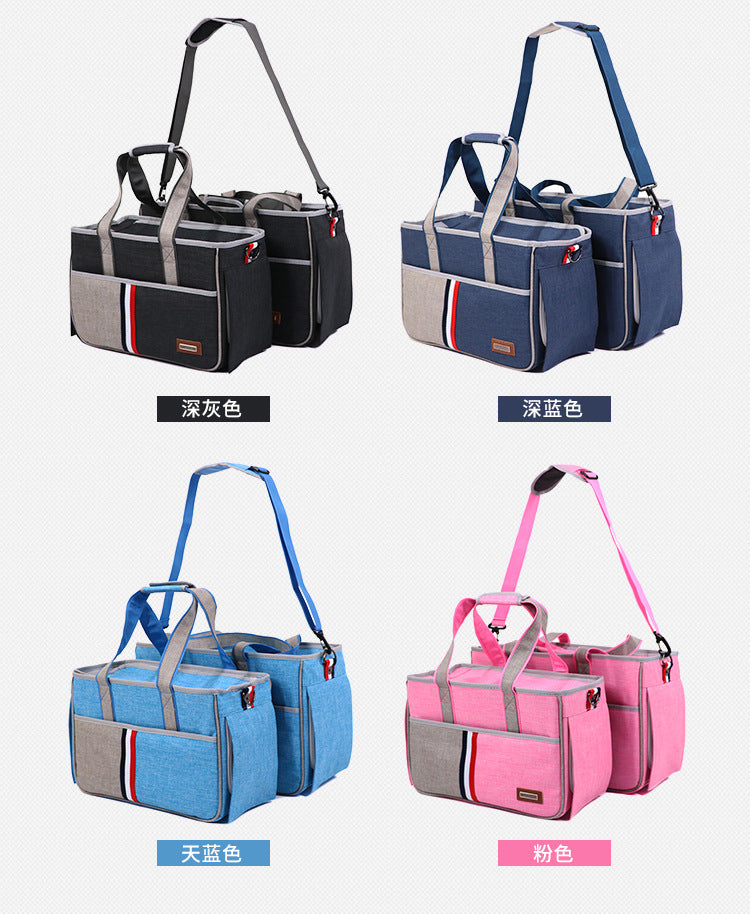 Cat Bag, Pet Bag, Large-Capacity Cat Bag, Dog Outing Shoulder Cross-Body Backpack, a Must-Have for Pet Travel