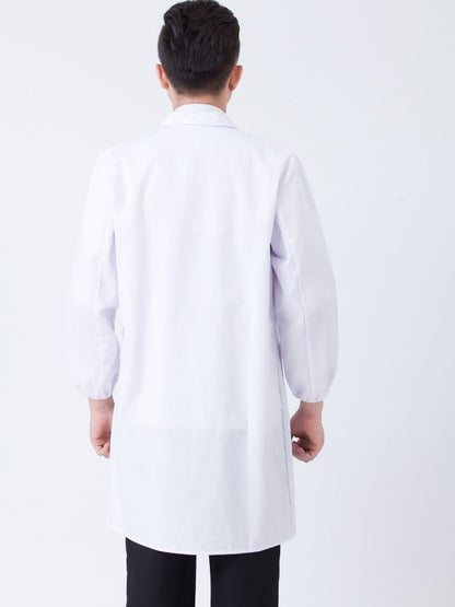 Work Clothes White Coat Doctor's Clothes Pharmacy Beauty Salon Food Factory Tooling Experimental Clothes Chef Long Sleeve White Coat