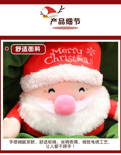 New Christmas Gift Santa Christmas Tree Elk Rag Doll Plush Doll Company Decoration Cross-border Batch