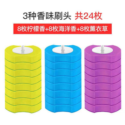 Disposable Toilet Brush Household No Dead Angle Toilet Brush Toilet Wall Hanging Toilet Cleaning Brush Toilet Artifact