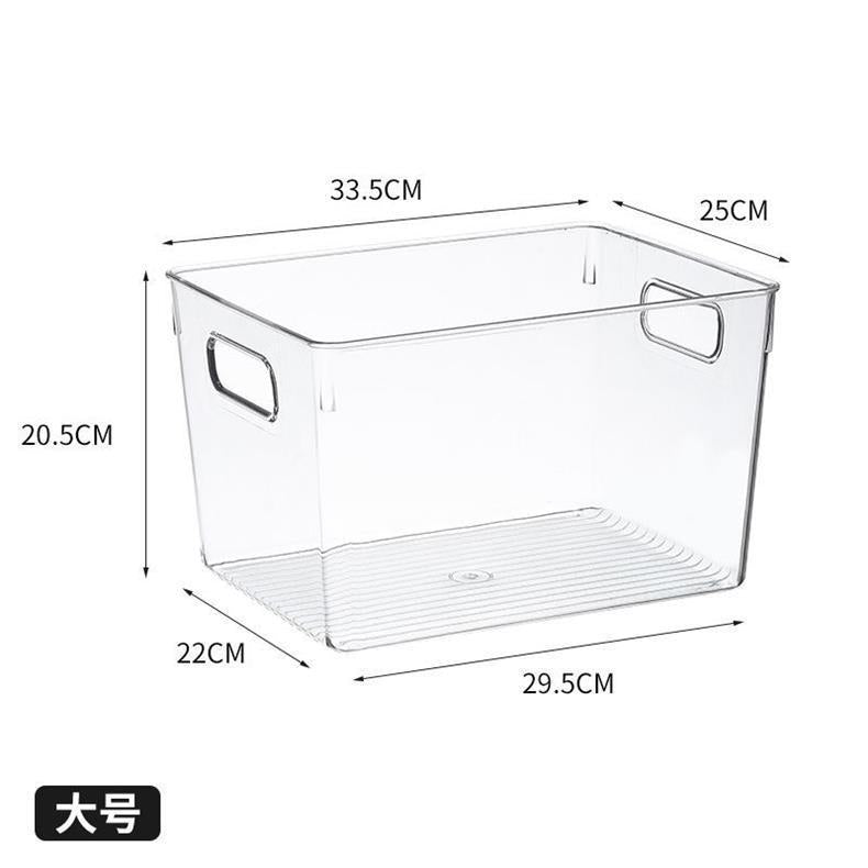 Food-Grade Storage Box, Acrylic Refrigerator Storage, Desktop Book Storage Box, Student Dormitory Sundries, Facial Mask Organization