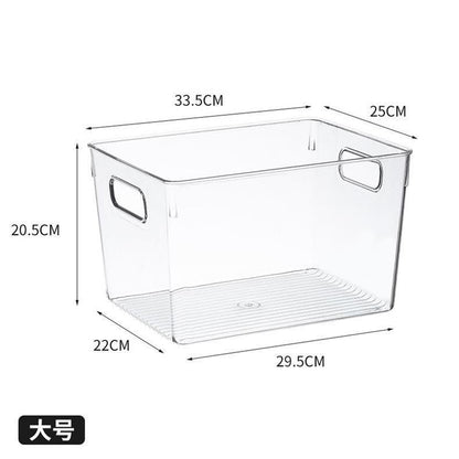 Food-Grade Storage Box, Acrylic Refrigerator Storage, Desktop Book Storage Box, Student Dormitory Sundries, Facial Mask Organization