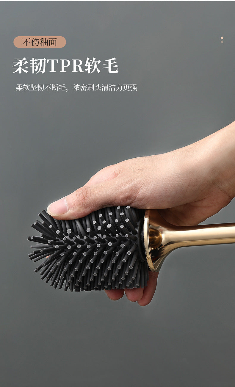 Silicone Toilet Brush for Home Use, Wall-Mounted Toilet Brush for Cleaning Toilets, Tpr Toilet Brush Wholesale Cleaning