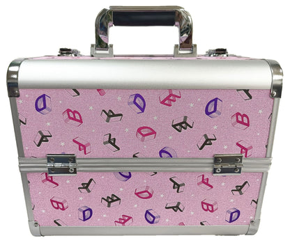 Manufacturer's Ready-Made Wholesale and Retail Professional Makeup Box, Beauty and Manicure Box, Double-Layer Large-Capacity Portable Makeup Box