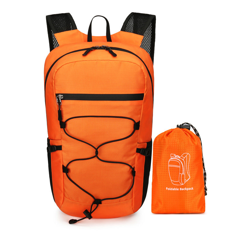 Cross-Border Outdoor Folding Backpack Waterproof Mountaineering Bag Backpack Folding Bag Outdoor Large Capacity Travel Backpack