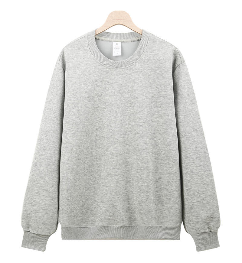 Cross-Border Heavy Sweatshirt with Logo Printed on It, Group Annual Meeting Cultural Shirt, Advertising Shirt Design, Velvet Round Neck Sweatshirt, Work Clothes