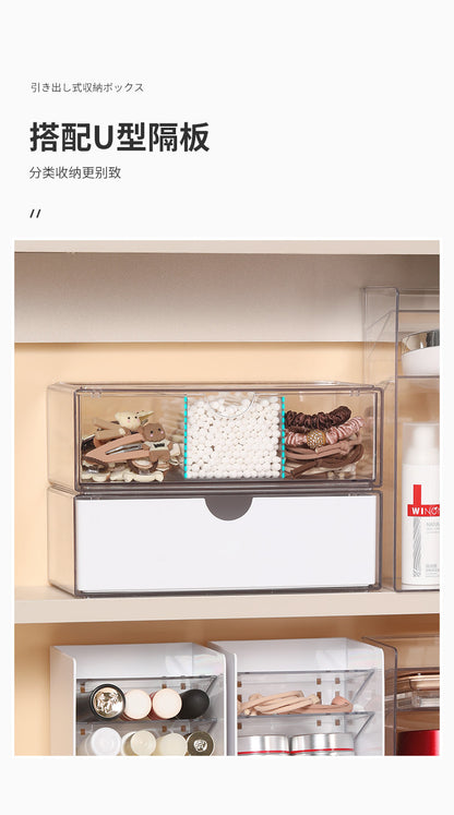 Bathroom Makeup Cotton Wall-Mounted Storage Box Bathroom Cotton Swab Stick Makeup Remover Cotton Dormitory Hair Accessories Storage Rack