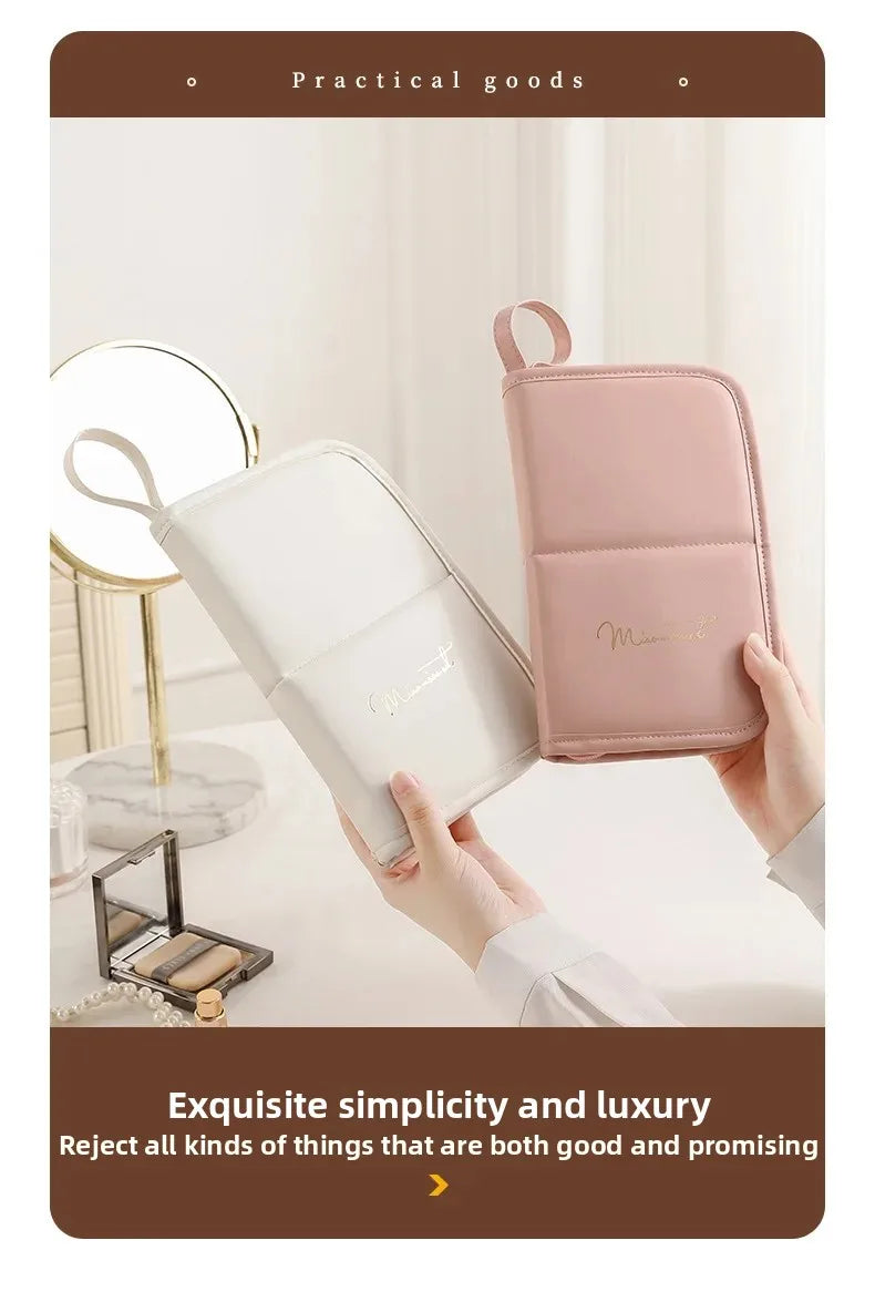 Beilian Makeup Brush Bag Handheld Large Capacity Makeup Brush Storage Bag Portable Tattoo Artist Tool Eyebrow Pencil Bag Wholesale