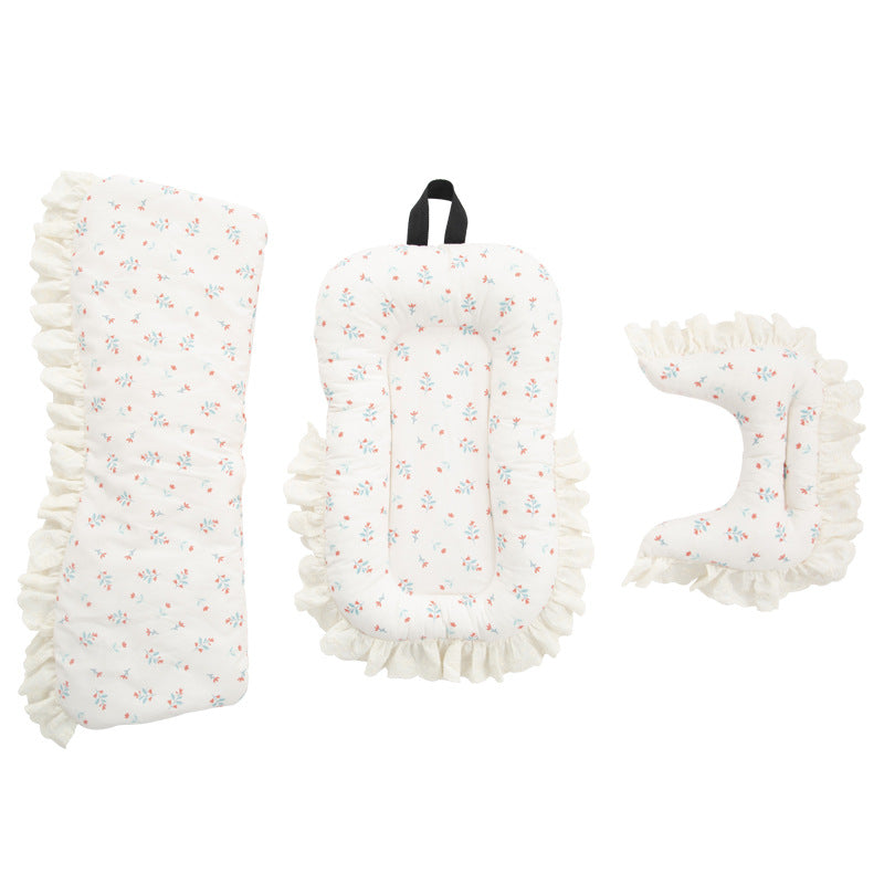 Fashionable Pet Stroller Edge Pad, Anti-Dirt Cover, Pillow, Cute Three-Piece Set, Universal for Cats and Dogs, Detachable and Washable, Wholesale