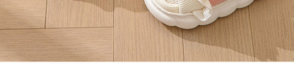 Cute lace rabbit parent-child male and female baby adult indoor and outdoor home wooden floor thickened linen Four Seasons slippers