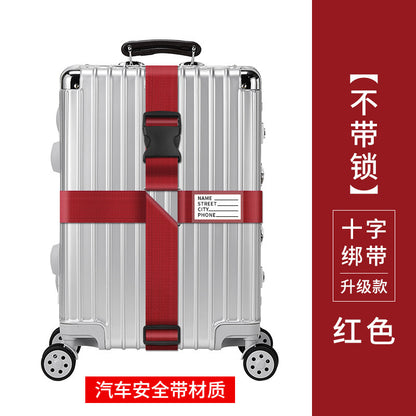 Trunk strap cross packing belt safety fixing consignment travel box protection tightening reinforcement belt binding rope