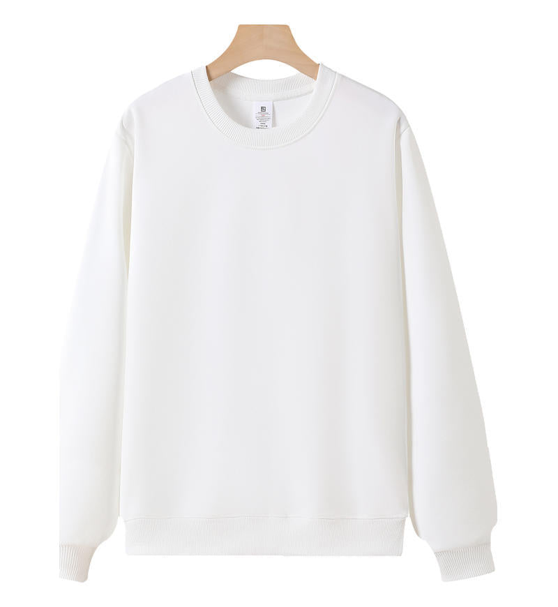 Cross-Border Heavy Sweatshirt with Logo Printed on It, Group Annual Meeting Cultural Shirt, Advertising Shirt Design, Velvet Round Neck Sweatshirt, Work Clothes