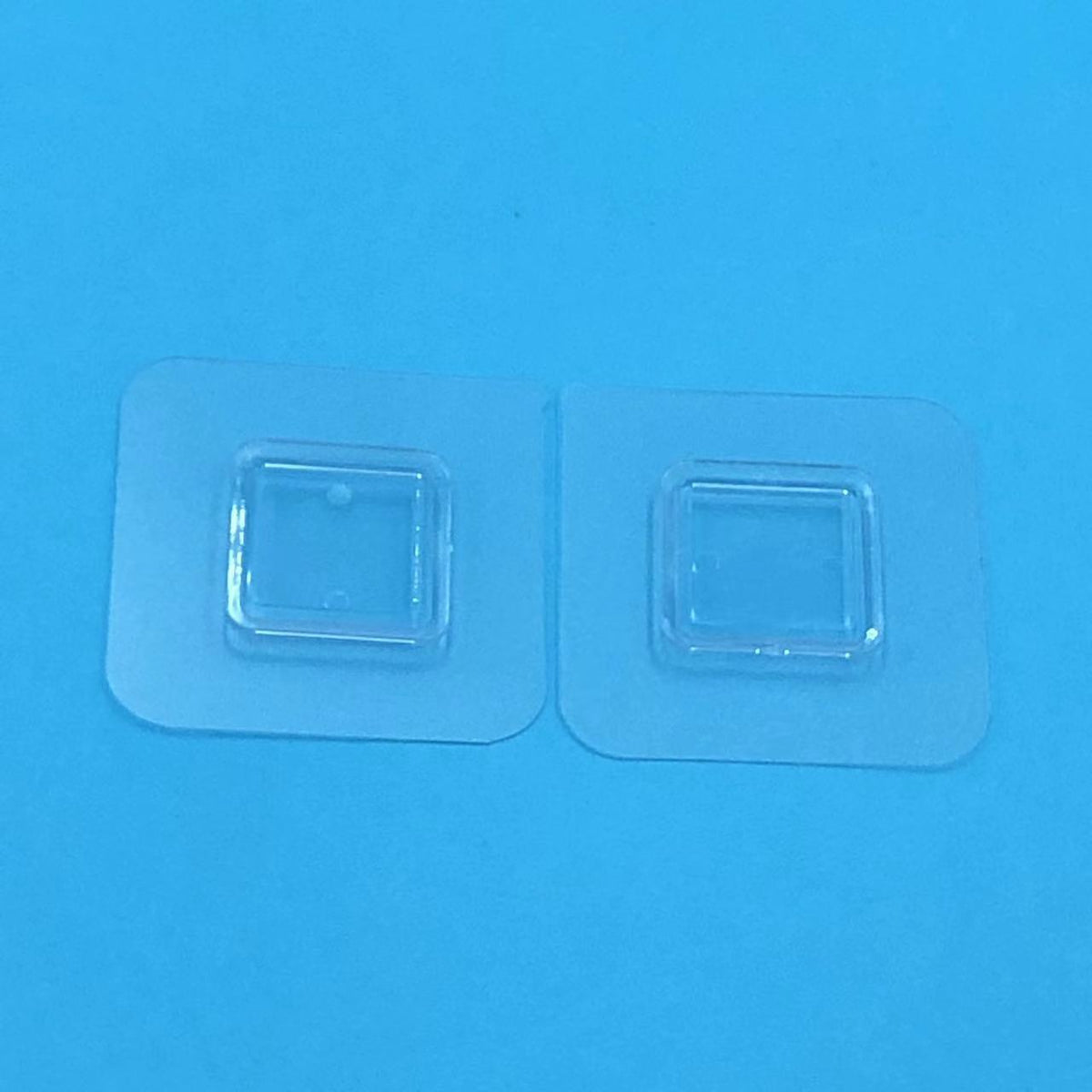 No-Drill Adhesive Storage Rack Patch Wholesale Accessories, Adhesive Hooks, Square Wall-Mounted Plastic Flat Buckle Clips