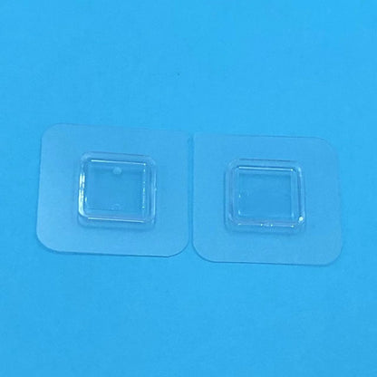 No-Drill Adhesive Storage Rack Patch Wholesale Accessories, Adhesive Hooks, Square Wall-Mounted Plastic Flat Buckle Clips