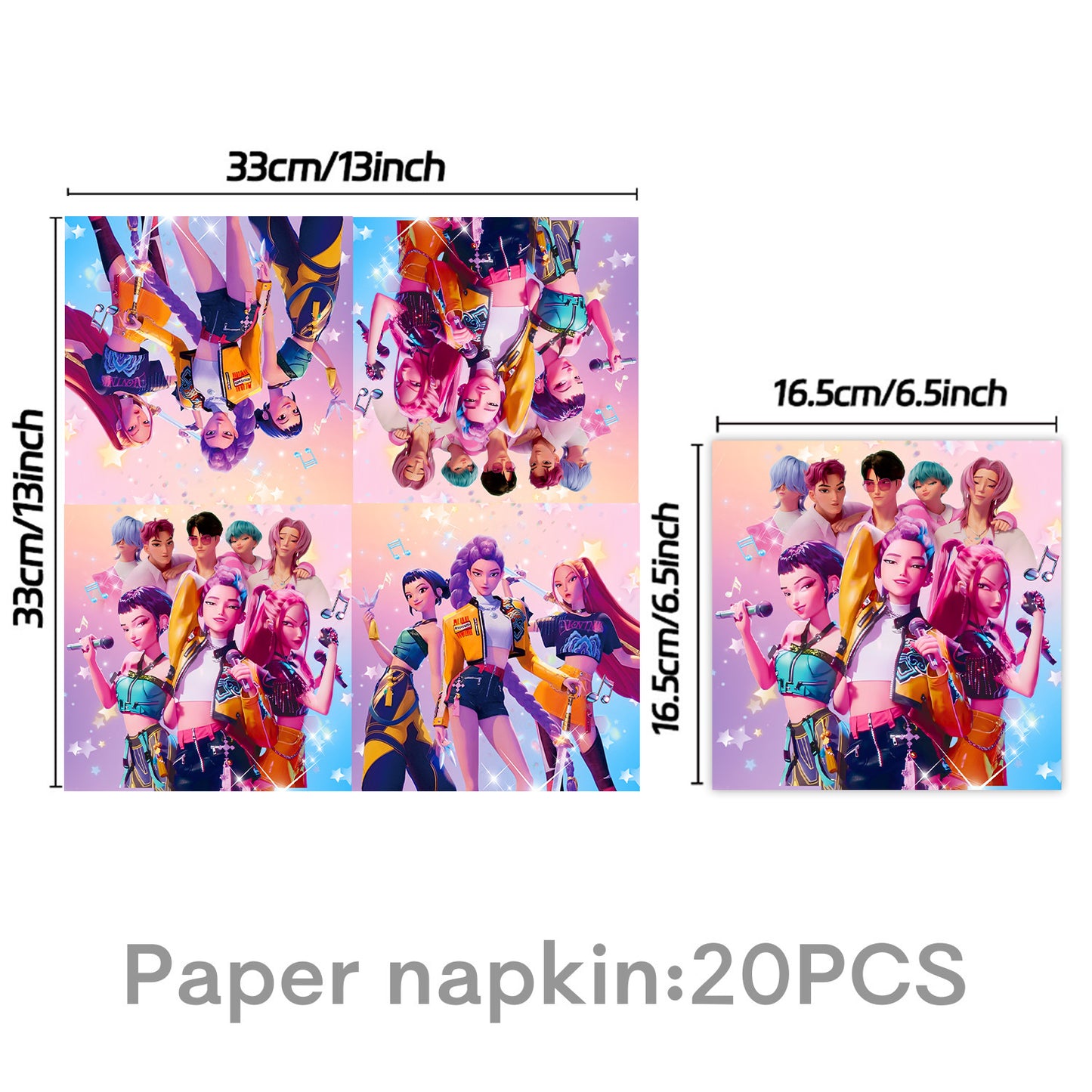 Amazon's New Pop Hunter Witch Group Theme Birthday Party Supplies Set Paper Plate Tissue Tablecloth Decoration