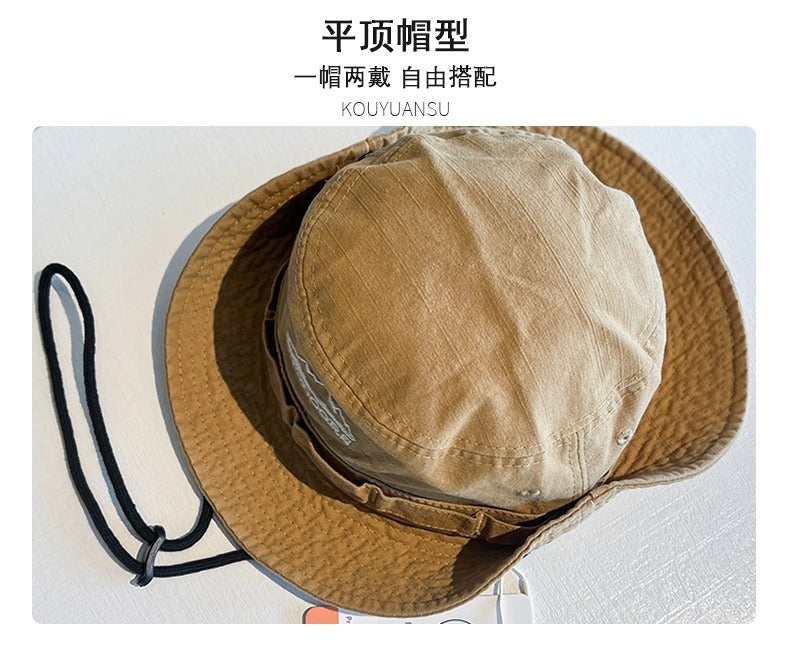 Camping and Hiking Hats for Men and Women with Small Head Circumference, Sun Hats for Summer, Face-Covering Sun Hats, Western Cowboy Hats with Large Brim