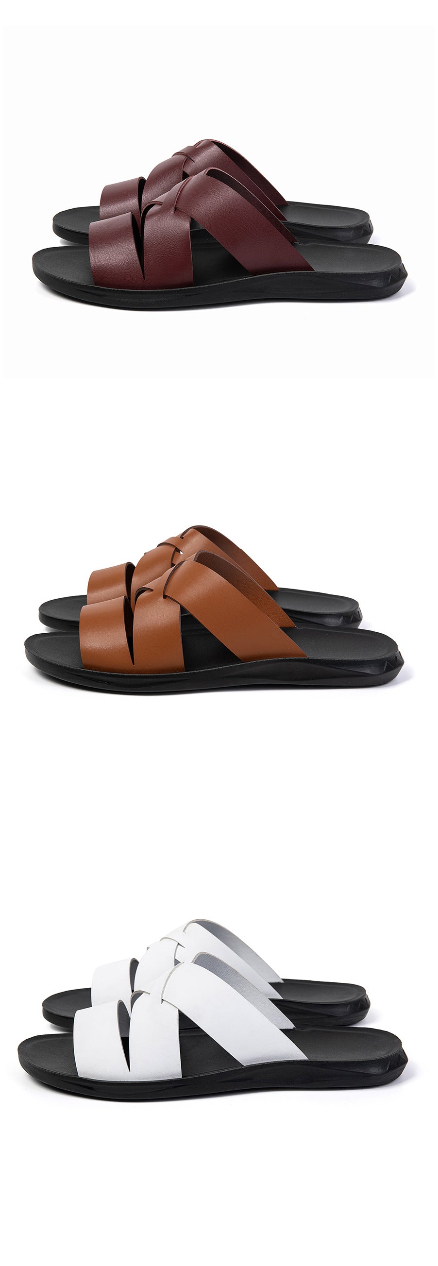 Men's New Style Summer Fashion Soft-Soled Non-Slip Sandals, Cross-Border Large Size Slippers, Wear-Resistant, European Sizes 39-47