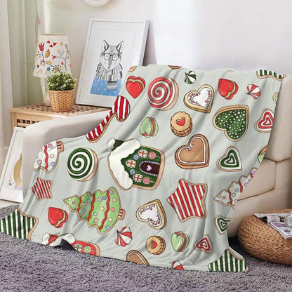 Christmas Decoration Blanket Holiday Blanket Red Festive Blanket Christmas Tree Polo Sofa Blanket Flannel Blanket