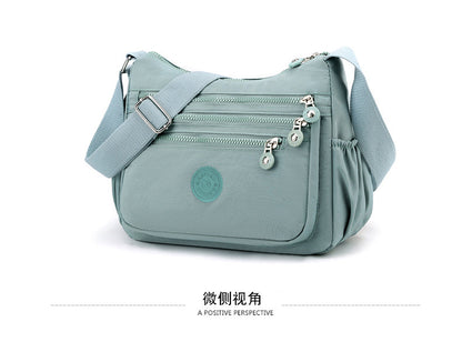 Nylon Cloth Multi-Layer Shoulder Bag Lightweight Simple Casual Crossbody Bag 2025 New Large Capacity Mother's Money Bag