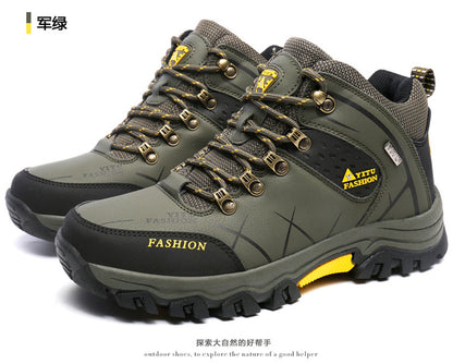 Cross-Border Recommendation for Autumn and Winter Men's Low-Top Outdoor Mountaineering and Hiking Sports Shoes, Men's Non-Slip and Wear-Resistant Work Boots