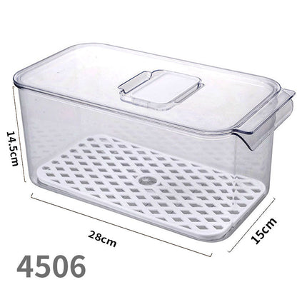 Desktop Storage Box with Lid Flip-Top Rectangular Transparent Acrylic Storage Box Kitchen Cosmetics Sundry Work Station