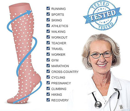 Cross-border calf compression socks sports stockings Amazon compression socks European and American pressure calf socks riding thin leg socks