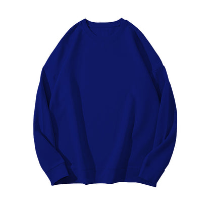 Solid Color Velvet Sweatshirt for Women in Autumn and Winter Korean Style Loose Casual Top T-Shirt Female Student Couple Outwear Bottoming Shirt