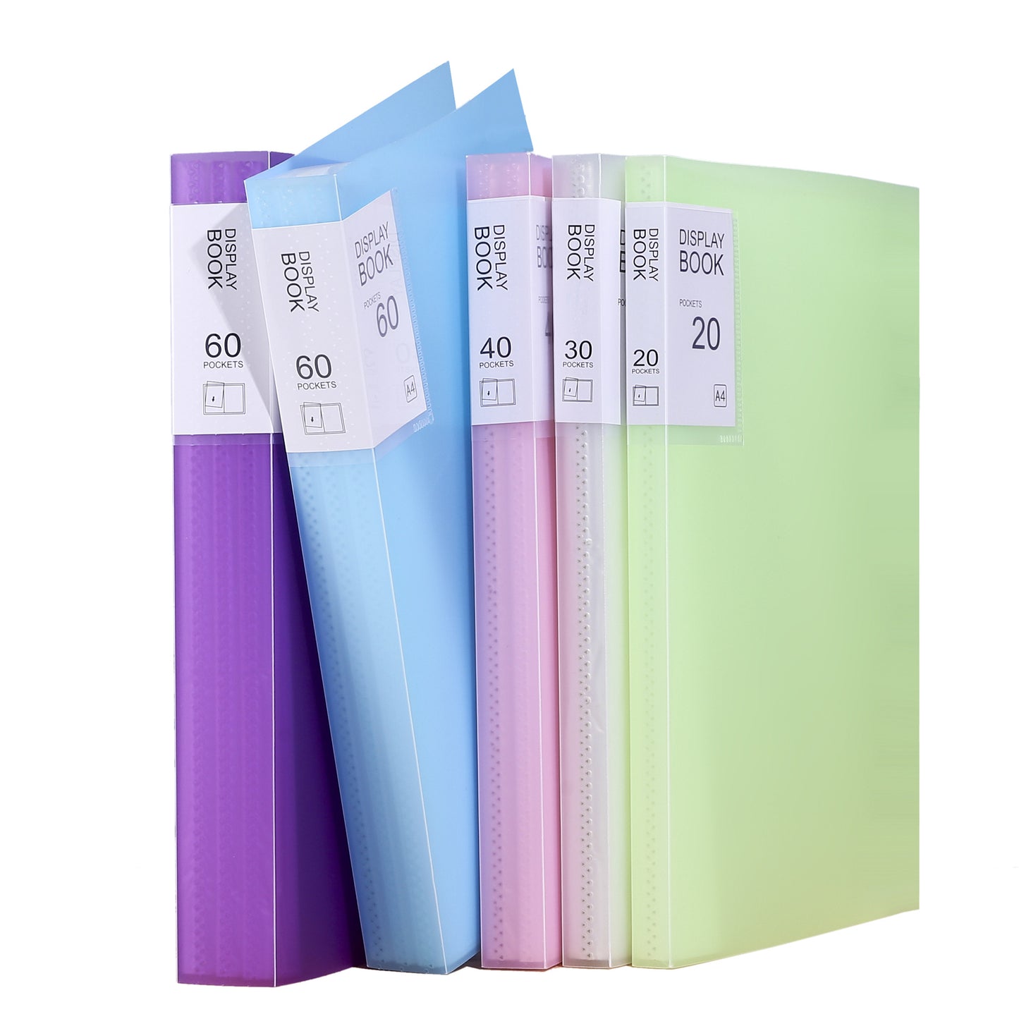 Transparent Multi-Layer Loose-Leaf A4 Folder Pp Student Certificate and Test Paper Storage Book File Folder for Pregnancy Check-Up and Music Score Storage