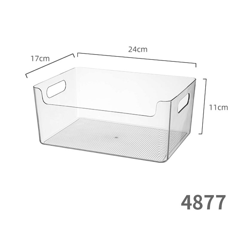 Enlarge 40cm Long Transparent Box Narrow Long Square Storage Box 15cm Wide Water-tight Drawer Finishing