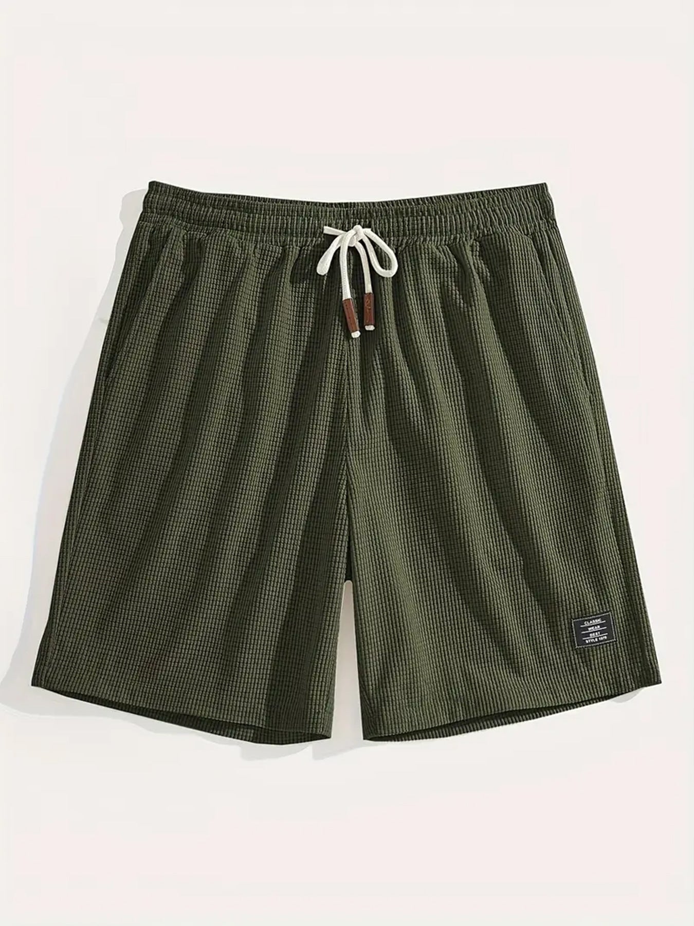 Cross-Border European and American Men's Casual Sports Shorts Summer Versatile Men's Large Size Loose Five-Point Pants Pineapple Plaid Shorts for Men
