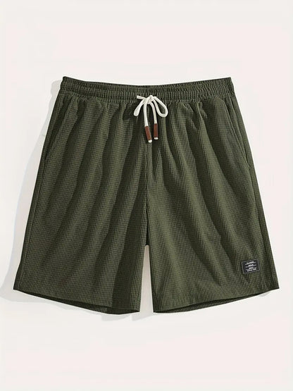 Cross-Border European and American Men's Casual Sports Shorts Summer Versatile Men's Large Size Loose Five-Point Pants Pineapple Plaid Shorts for Men
