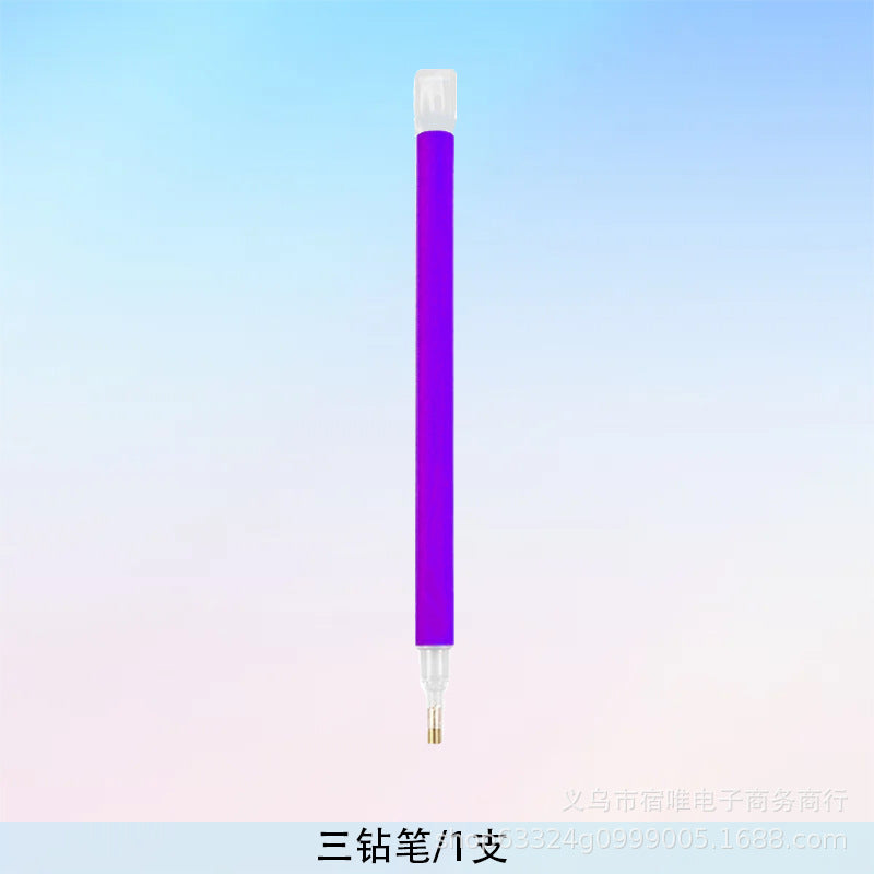 DIY new diamond painting tools suit purple drill pen mastic drill disc multi-functional open disc tool