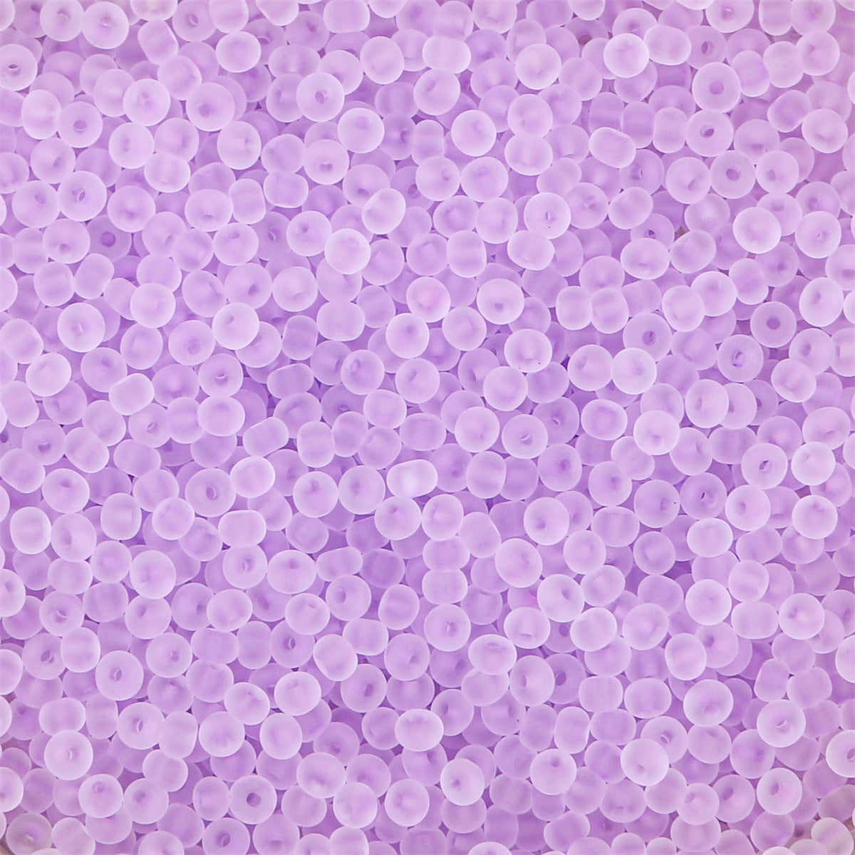High quality domestic transparent frosted rice beads loose beads handmade DIY bracelet necklace accessories material factory direct sales