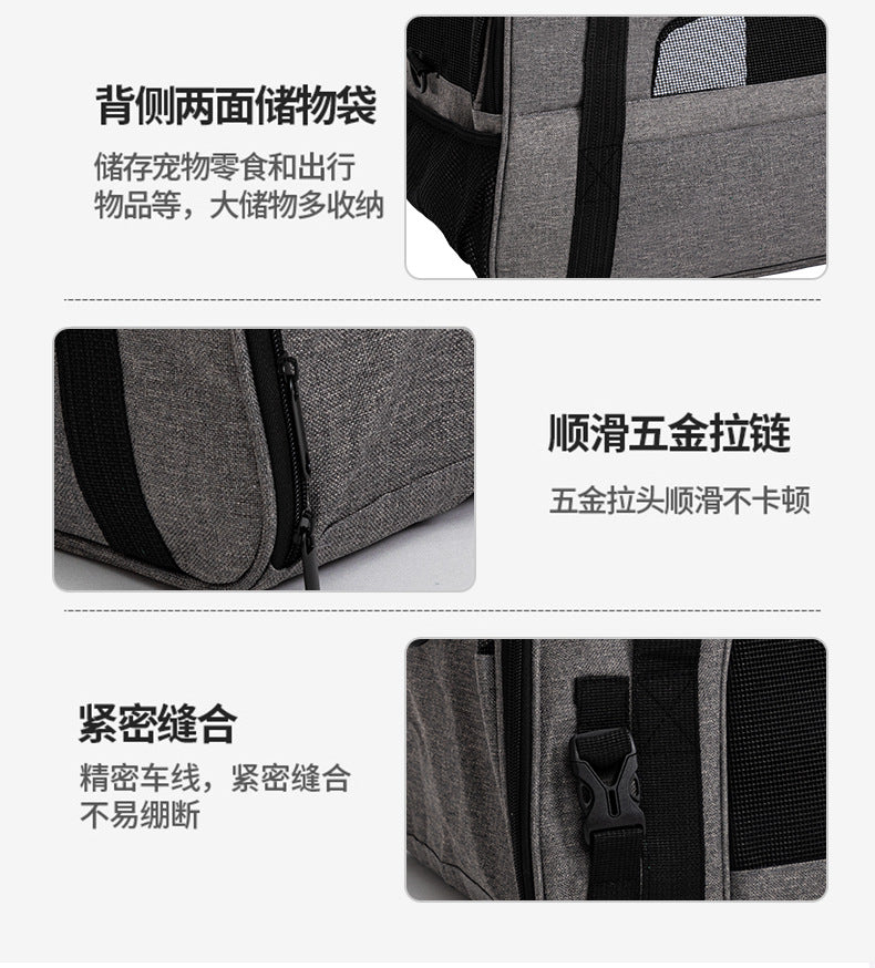 Amazon's New Pet Cat Carrier Bag, Portable Mesh Breathable Hand-Held Bag for Cats and Dogs, Universal Crossbody Shoulder Pet Bag for Outings