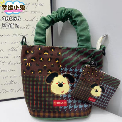 New Girls Handbag Storage Bag Cute Lunch Box Bag Handbag Mother Bag Korean Cartoon Bag Hand Bag