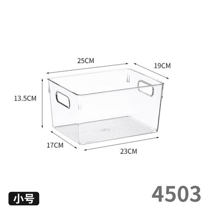 Food-Grade Storage Box, Acrylic Refrigerator Storage, Desktop Book Storage Box, Student Dormitory Sundries, Facial Mask Organization