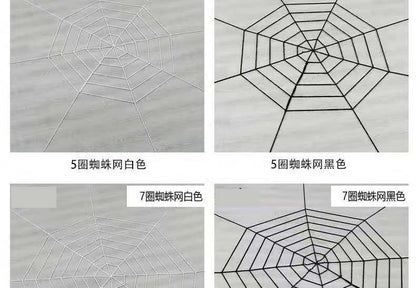 Halloween plush toy spider bar haunted house decoration props ghost festival spoof trick toy simulation big spider