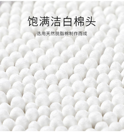 Cotton Swabs Double-Ended Boxed Bagged Disposable Cotton Swabs for Makeup Ear Removal Household Pointed Round Bamboo Swabs Cotton Balls