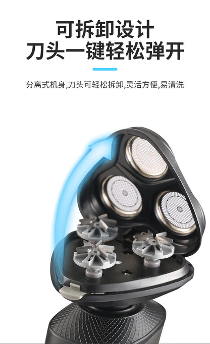 110V-220V Lingke 8806 three-head body washing Shaver USB charging electric men's Shaver charging