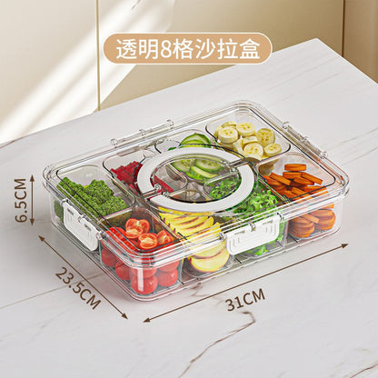 Seasoning Fresh-keeping Plastic Kitchen Sealed Box Spice Storage Box Food Grade Format Transparent Cereal Seasoning