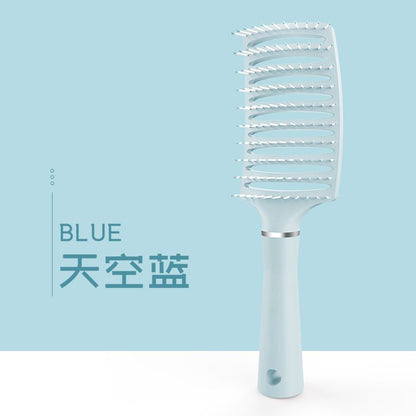 Large curved curved rib comb female hair root fluffy artifact modeling comb long hair curly hair massage comb hair comb home