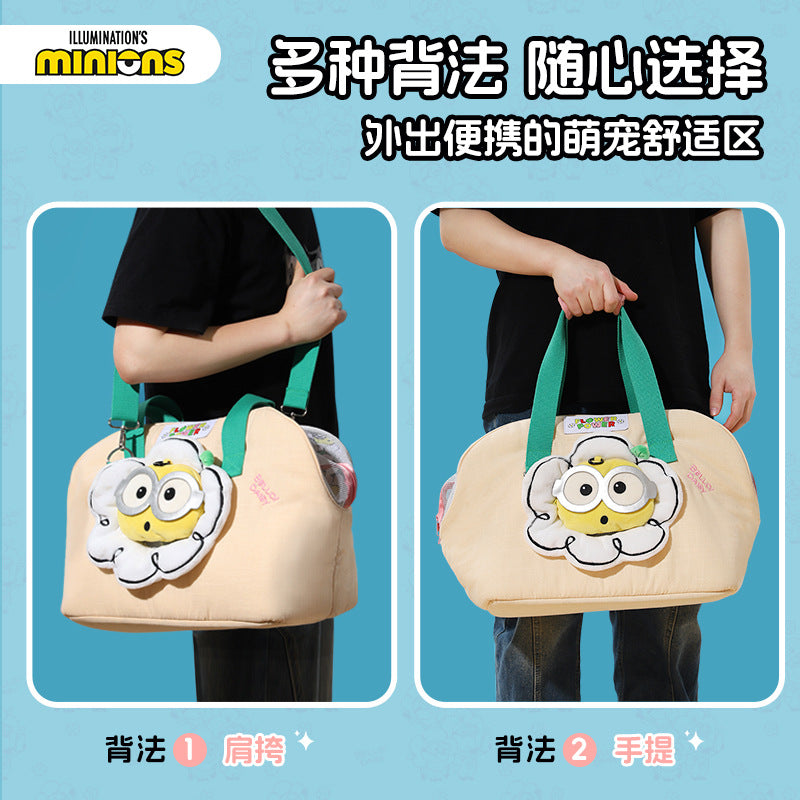Minions Minion Pet Backpack Cat Outing Bag Pet Small and Medium-Sized Dog Outing Portable Dog Backpack